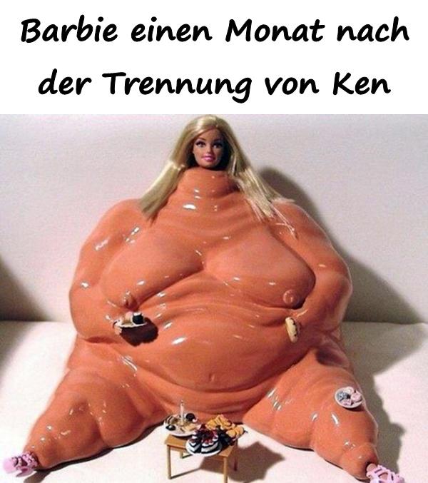 Barbie einen Monat nach der Trennung von Ken