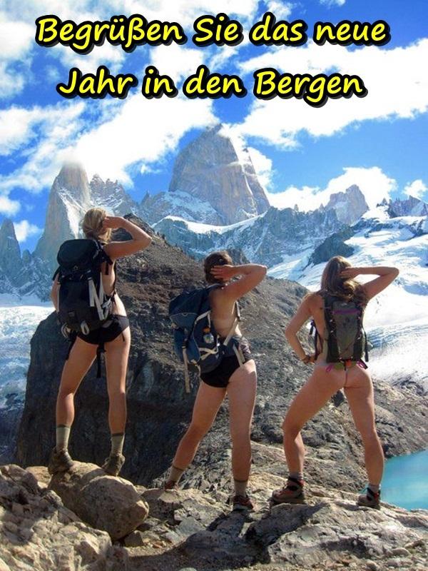 Begrüßen Sie das neue Jahr in den Bergen