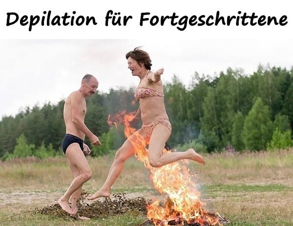 Depilation für Fortgeschrittene