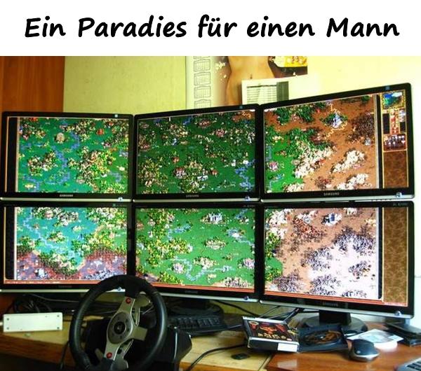 Ein Paradies für einen Mann