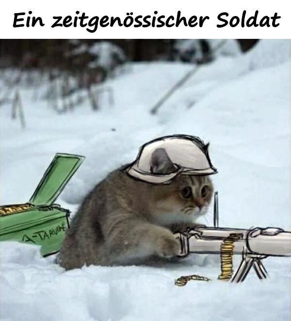 Ein zeitgenössischer Soldat