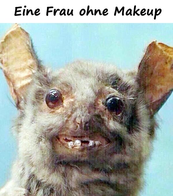 Eine Frau ohne Makeup