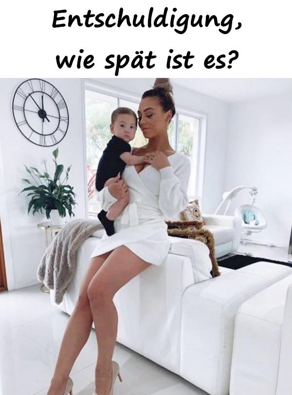 Entschuldigung, wie spät ist es?