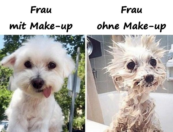 Frau und Make-up