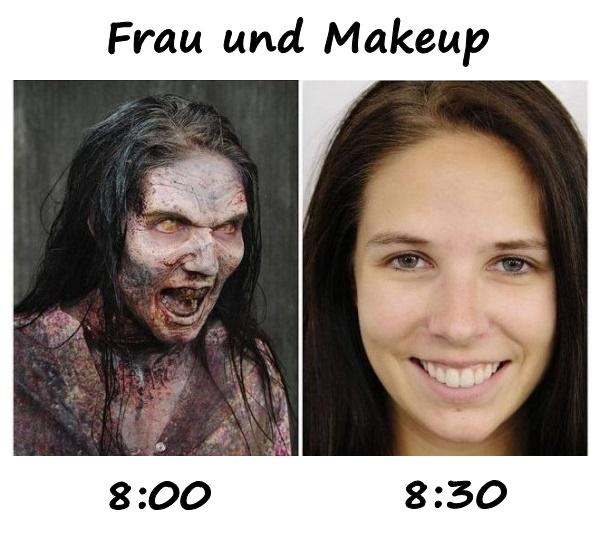 Frau und Makeup