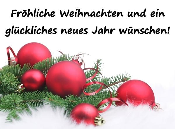 Fröhliche Weihnachten und ein glückliches neues Jahr wünschen!