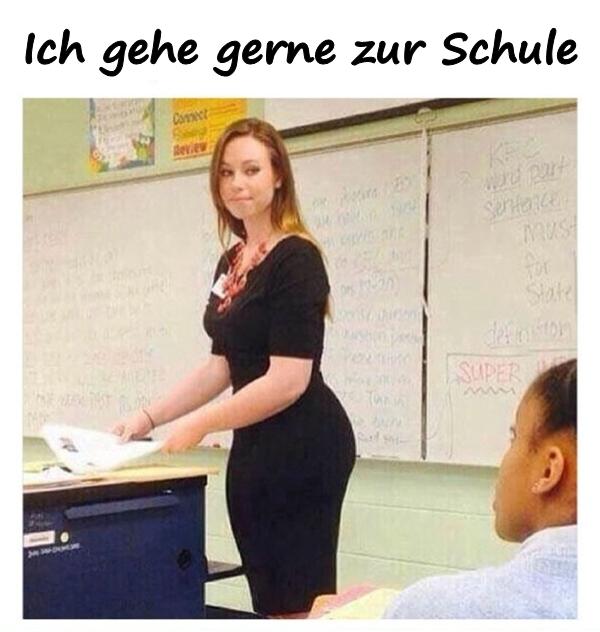 Ich gehe gerne zur Schule