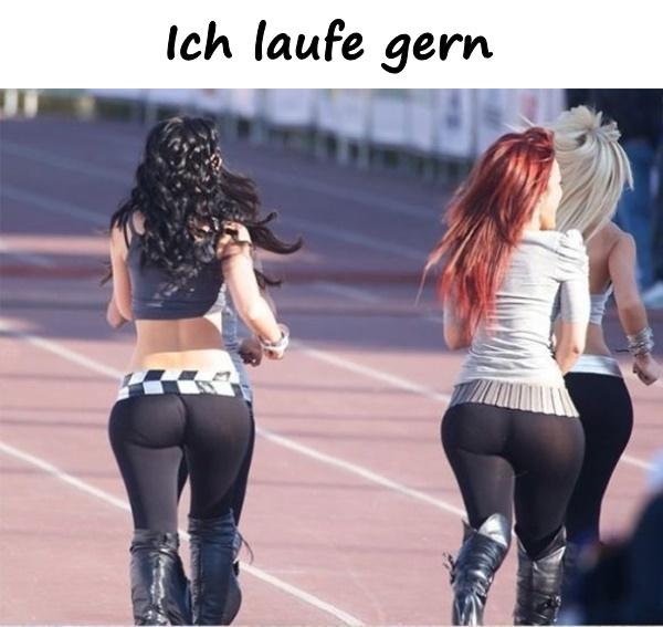 Ich laufe gern