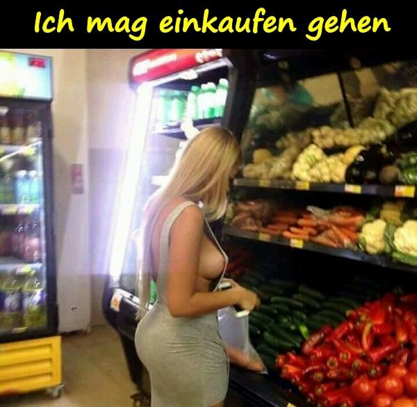 Ich mag einkaufen gehen