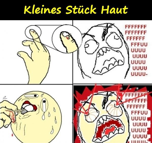 Kleines Stück Haut