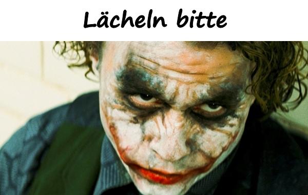 Lächeln bitte