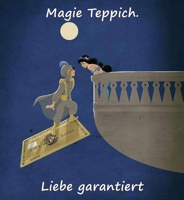 Magie Teppich. Liebe garantiert