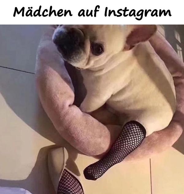 Mädchen auf Instagram