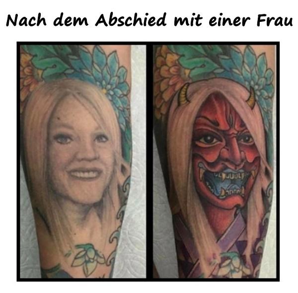 Nach dem Abschied mit einer Frau