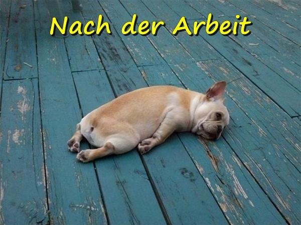 Nach der Arbeit