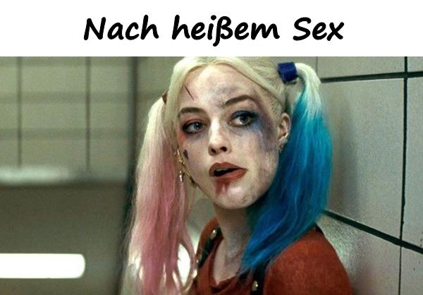 Nach heißem Sex