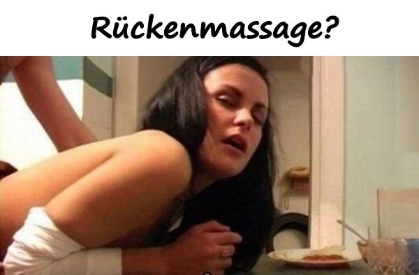 Rückenmassage?