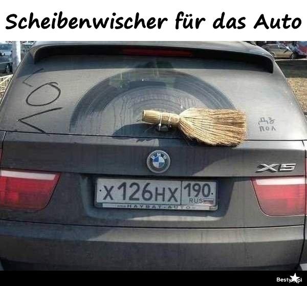 Scheibenwischer für das Auto