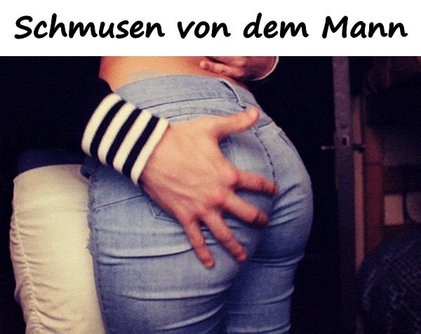 Schmusen von dem Mann