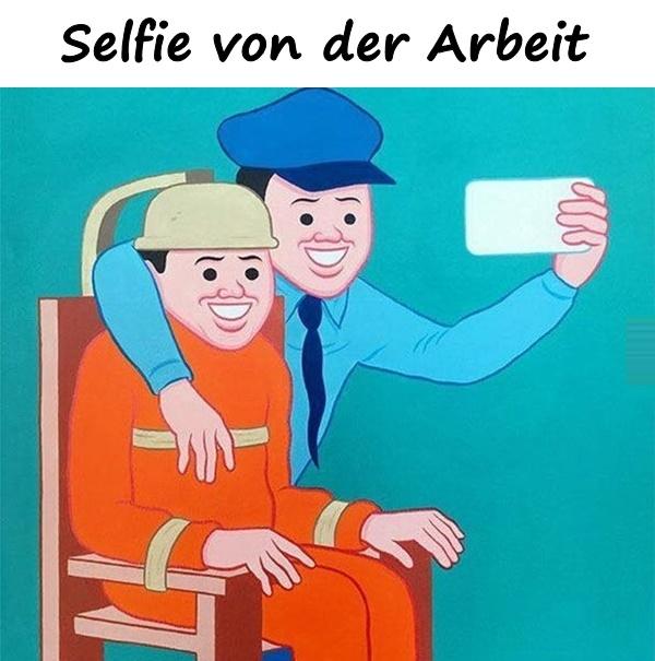 Selfie von der Arbeit