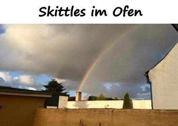 Skittles im Ofen