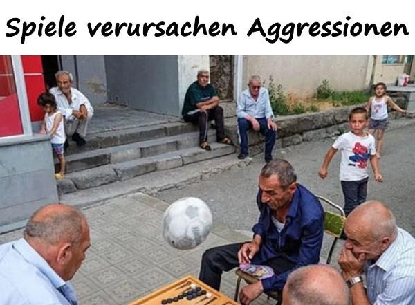 Spiele verursachen Aggressionen