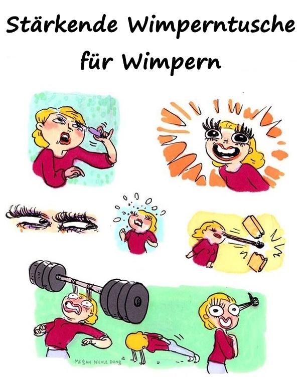 Stärkende Wimperntusche für Wimpern