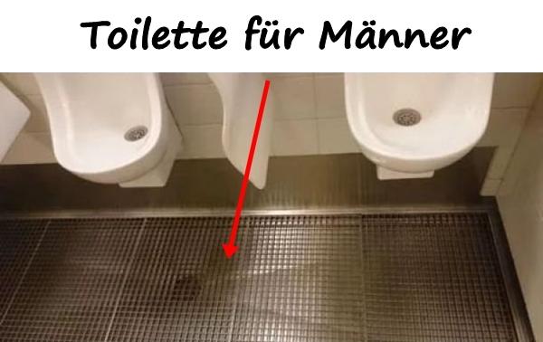 Toilette für Männer