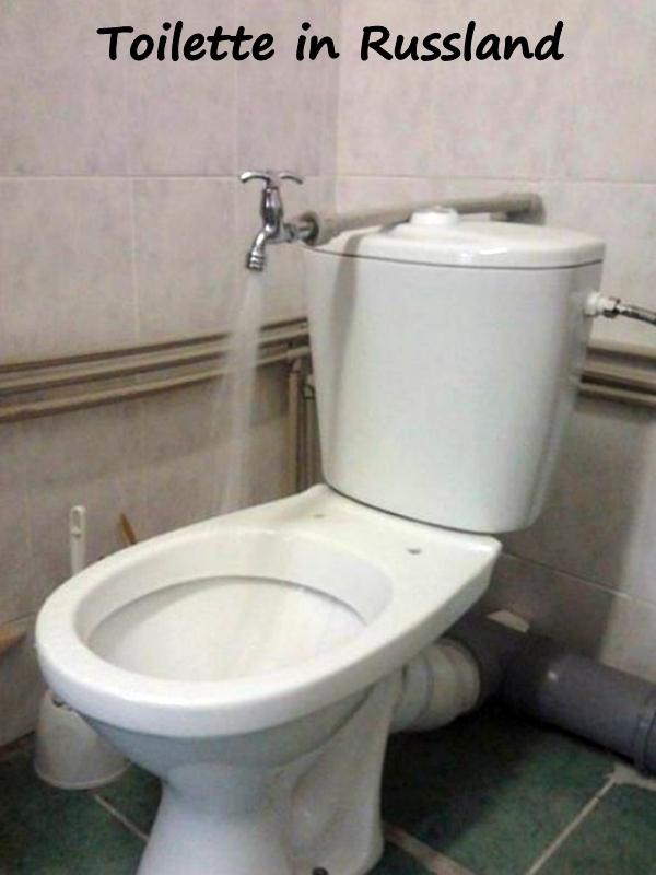 Toilette in Russland