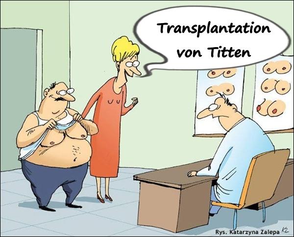 Transplantation von Titten