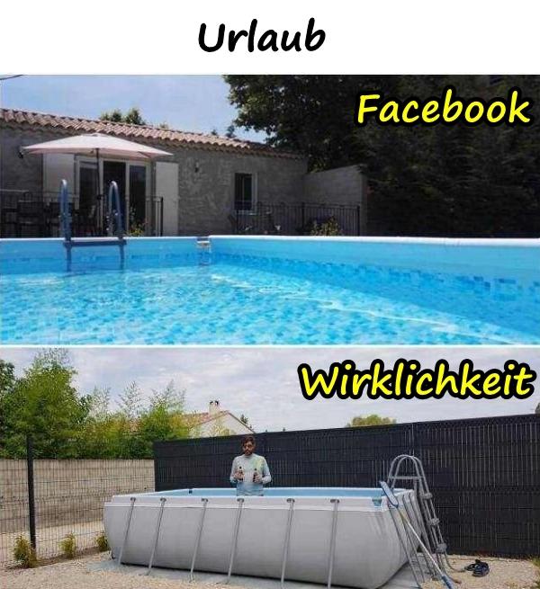 Urlaub - Facebook und Wirklichkeit