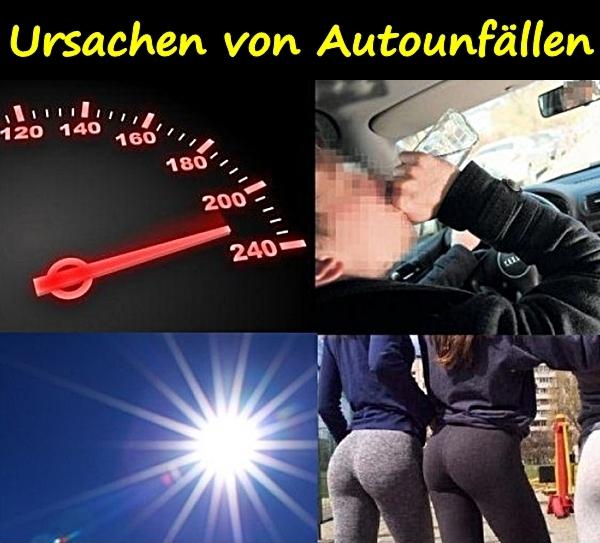 Ursachen von Autounfällen