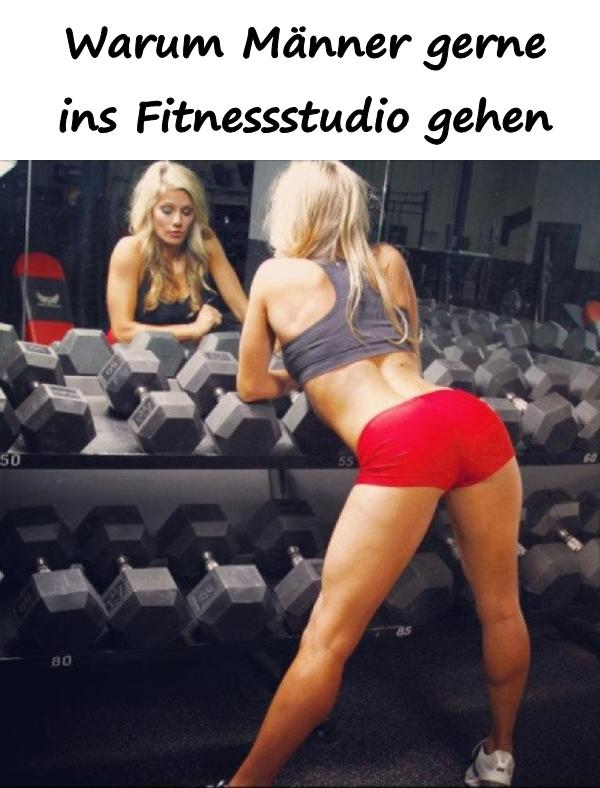 Warum Männer gerne ins Fitnessstudio gehen