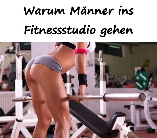 Warum Männer ins Fitnessstudio gehen