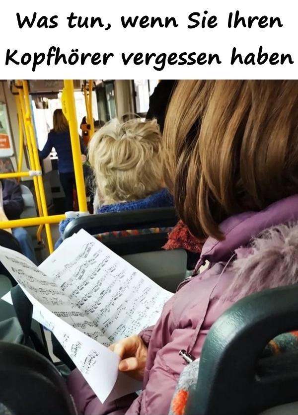 Was tun, wenn Sie Ihren Kopfhörer vergessen haben