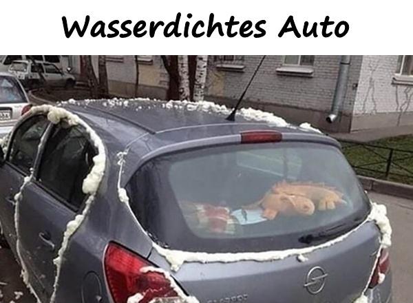 Wasserdichtes Auto