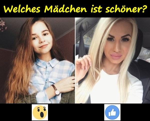 Welches Mädchen ist schöner?