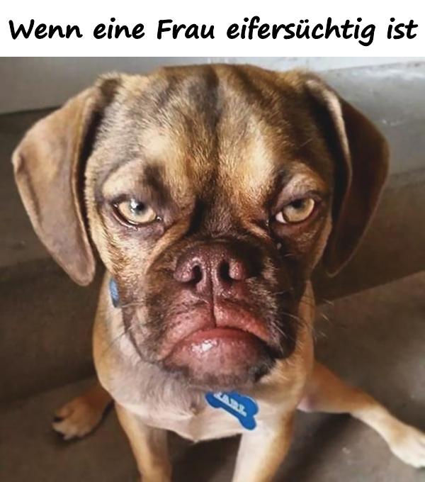 Wenn eine Frau eifersüchtig ist