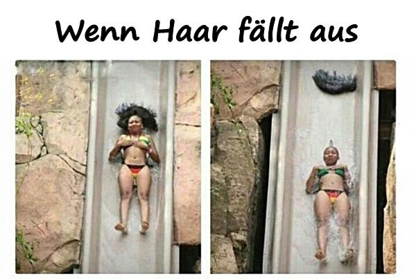 Wenn Haar fällt aus