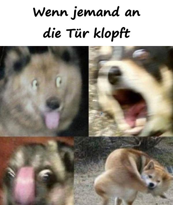 Wenn jemand an die Tür klopft