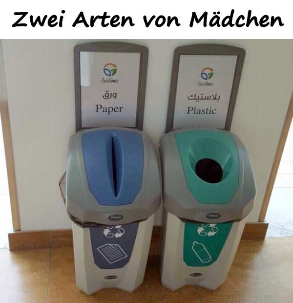 Zwei Arten von Mädchen