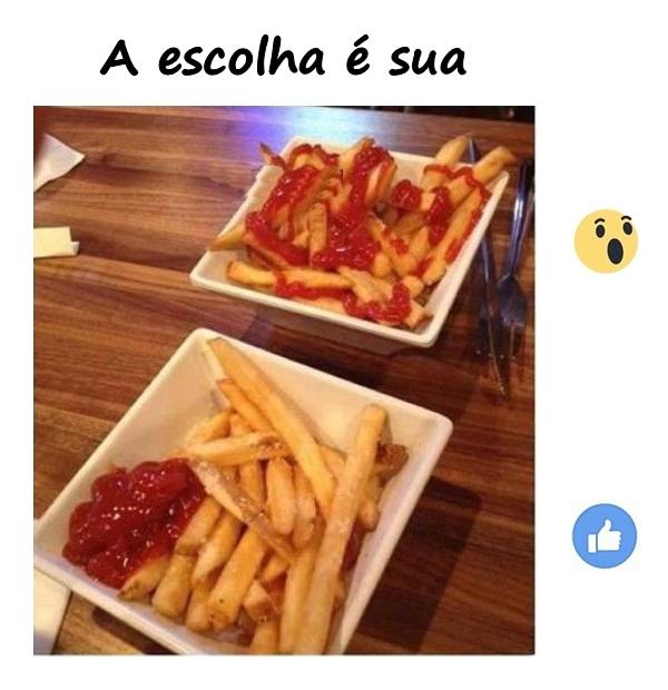 A escolha é sua