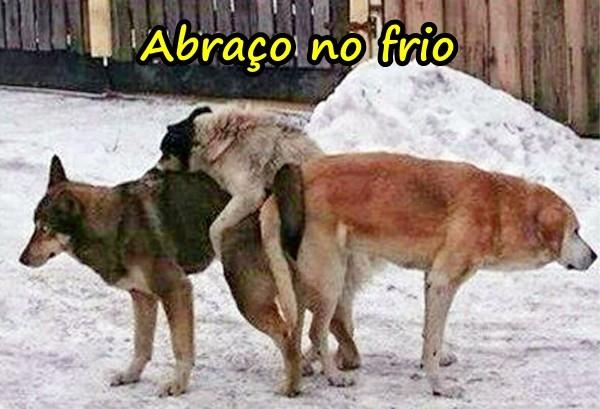 Abraço no frio