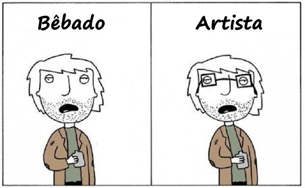 Bêbado vs. artista