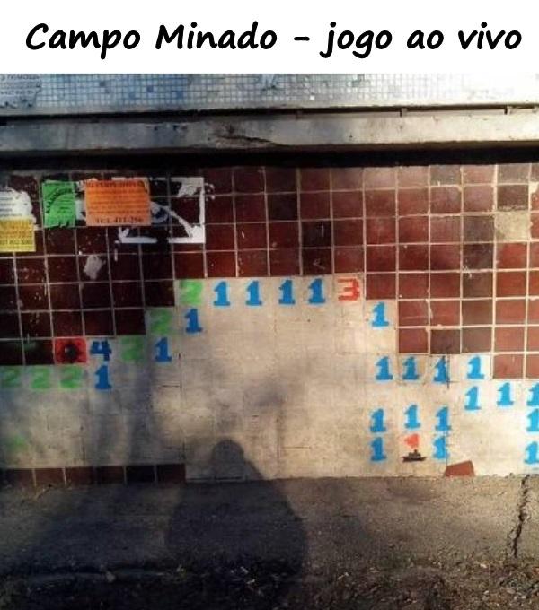 Campo Minado - jogo ao vivo