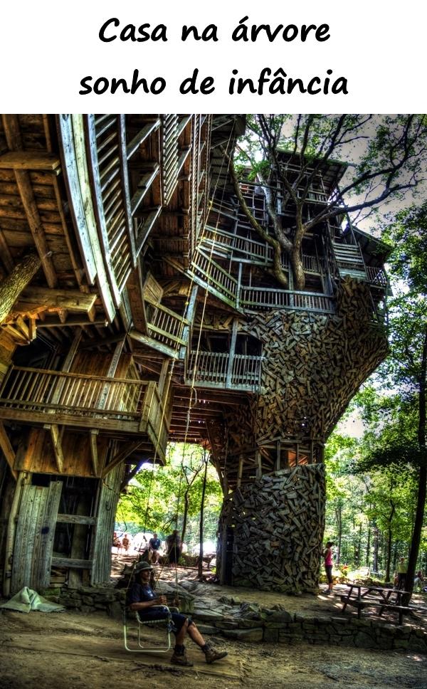 Casa na árvore - sonho de infância