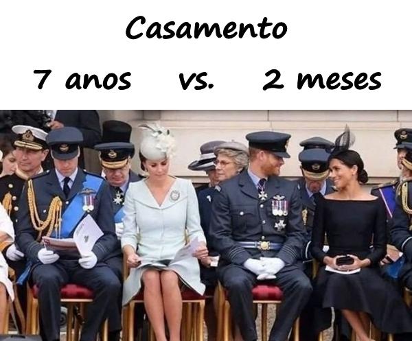 Casamento 7 anos vs. 2 meses