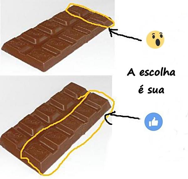 Chocolate - A escolha é sua