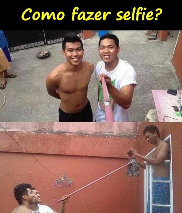 Como fazer selfie?