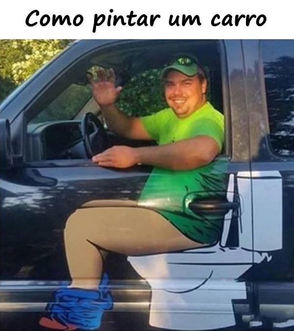 Como pintar um carro